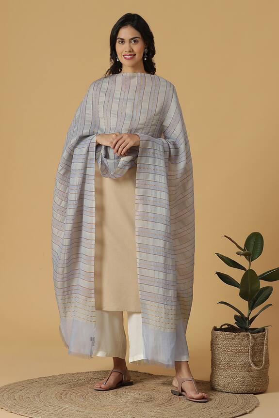 Shingora Striped Pattern Dupatta