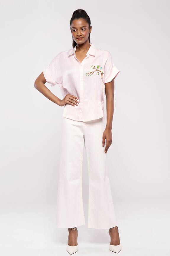 MAYU KOTHARI Love Birds Motif Shirt