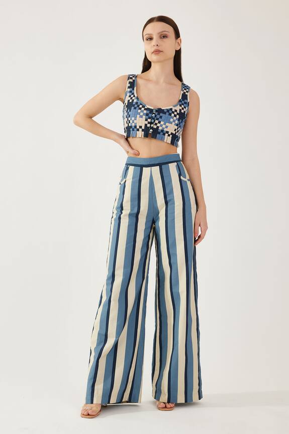 KoAi Woven Sleeveless Bustier