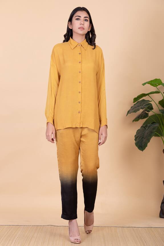 Chambray & Co. Carol Shirt & Ombre Pant Set