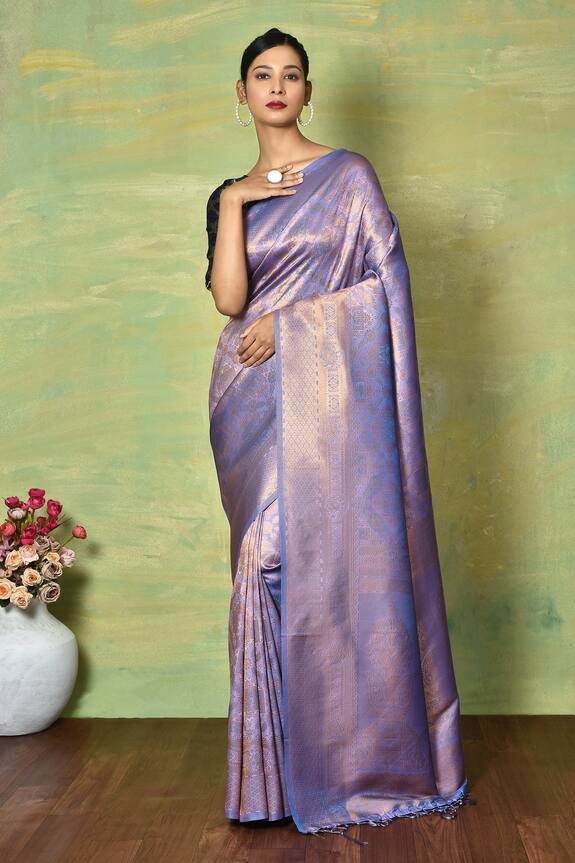 Samyukta Singhania Metallic Woven Saree