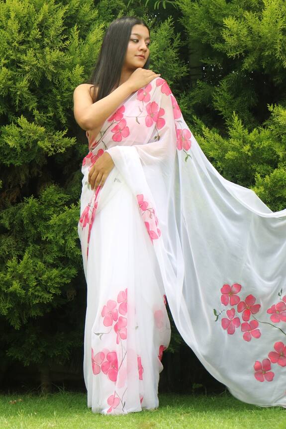 Meghstudio Organza Saree