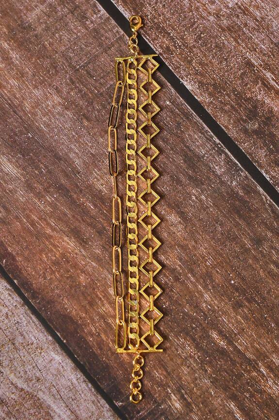 Nepra by Neha Goel Chain Link Layered Bracelet