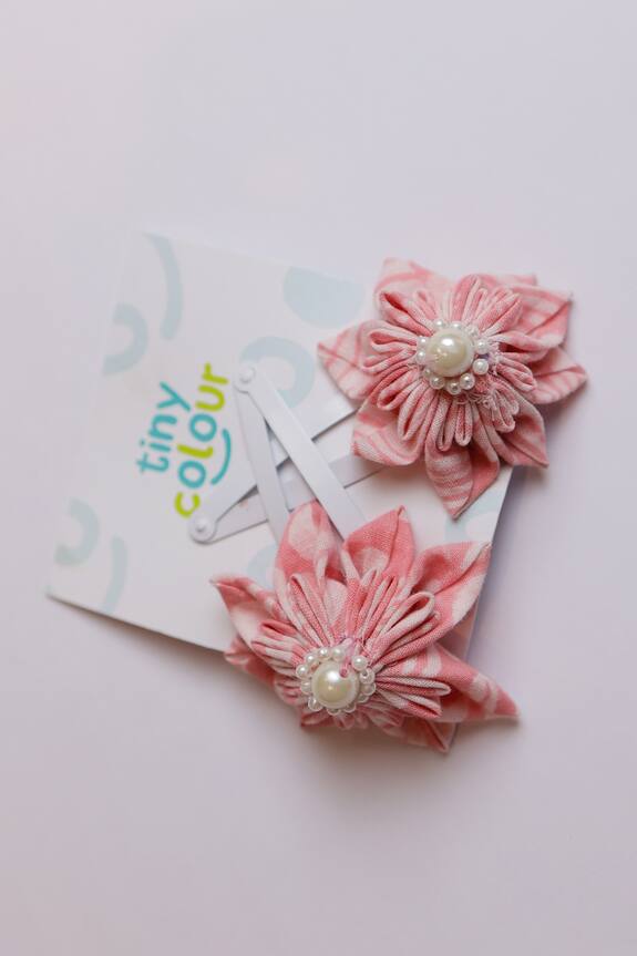 Tiny Colour Clothing Cotton Candy Printed Hairclip - Set of 2
