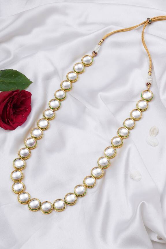 Ruby Raang Kundan Studded Necklace