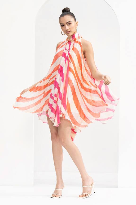 Mandira Wirk Wave Print Dress