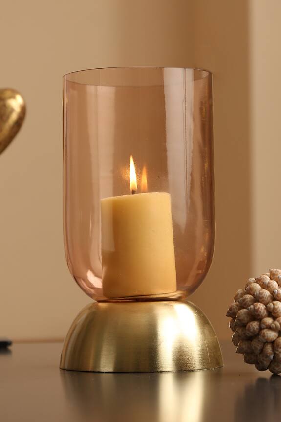 Amoli Concepts Glass Candle Holder - Single Pc
