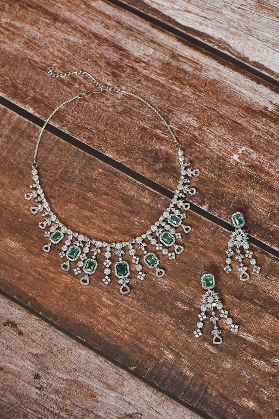 Kohar By Kanika Stone Embellished Necklace Set