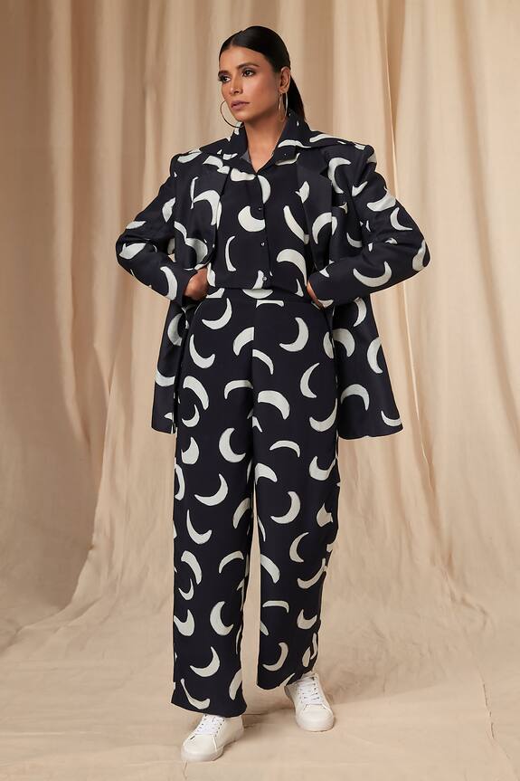 Masaba Mooncrest Print Blazer & Trouser Set