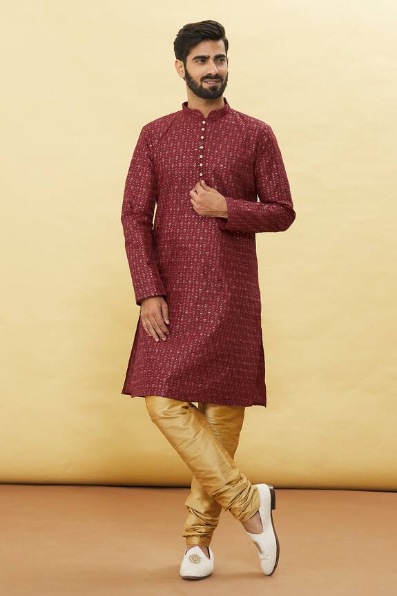 Nazaakat by Samara Singh Sequin Embroidered Kurta Set