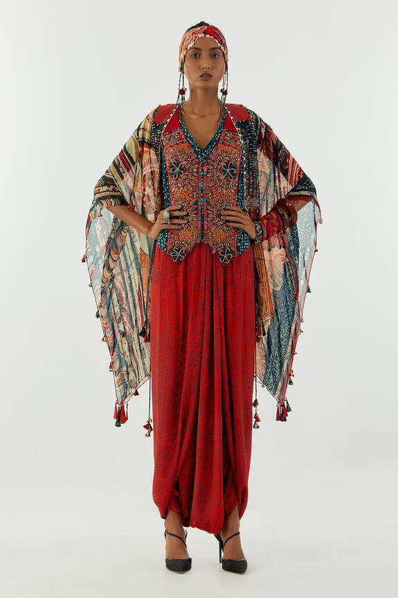 Aseem Kapoor Veni Printed Jacket & Trouser Set