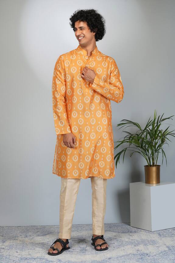Eleven Brothers Amber Print Kurta & Pant Set