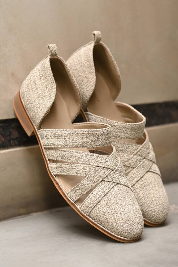 Coral Haze Pasha Web Peshawari Sandals