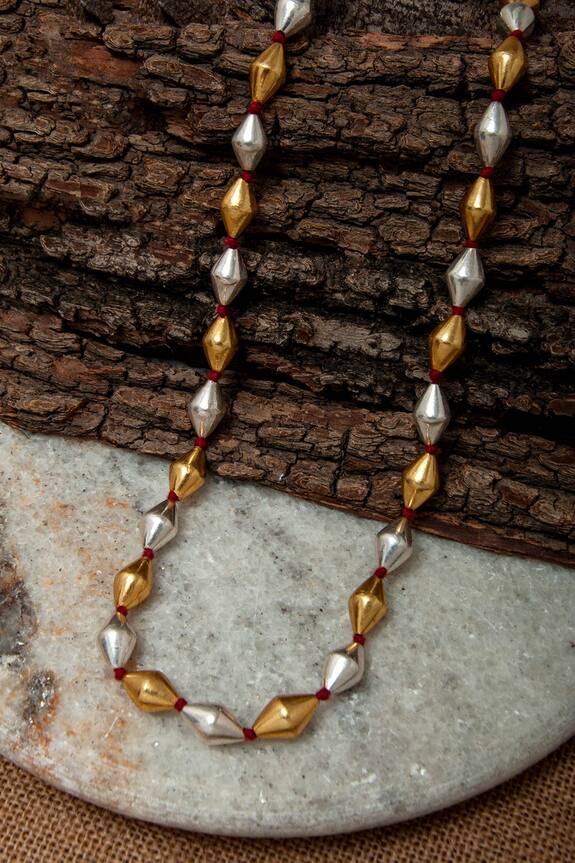 Neeta Boochra Two Tone Big Dholki Necklace