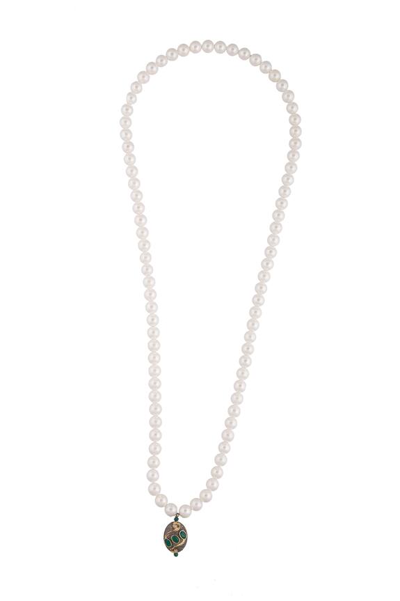 Kista Pendant Drop Pearl Necklace