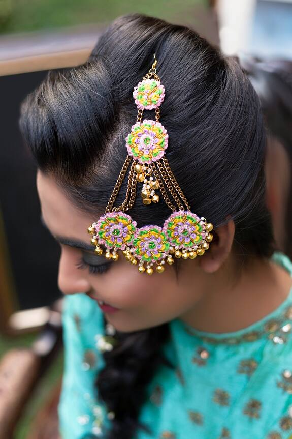 Kanyaadhan by DhirajAayushi Floral Thread Embroidered Passa