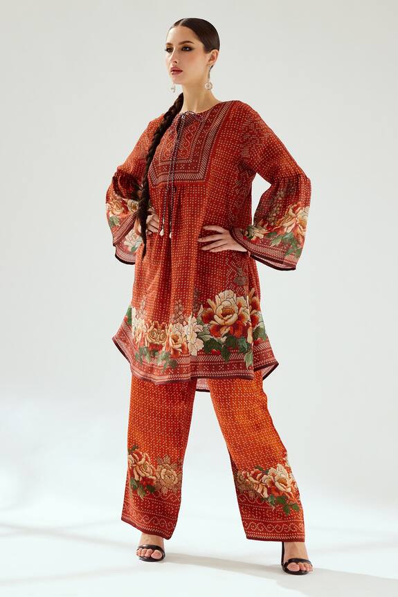 Rajdeep Ranawat Pankti Silk Tunic