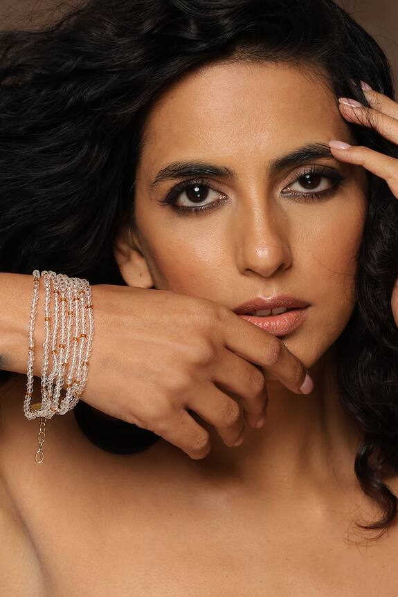 Swabhimann Jewellery Layered Beaded Bracelet