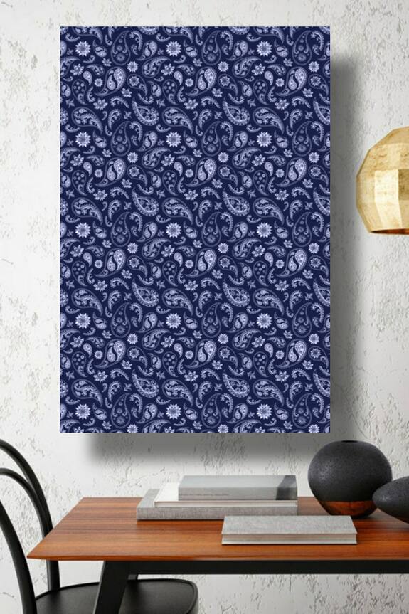 Raffinee Floral & Paisley Block Print Wall Art