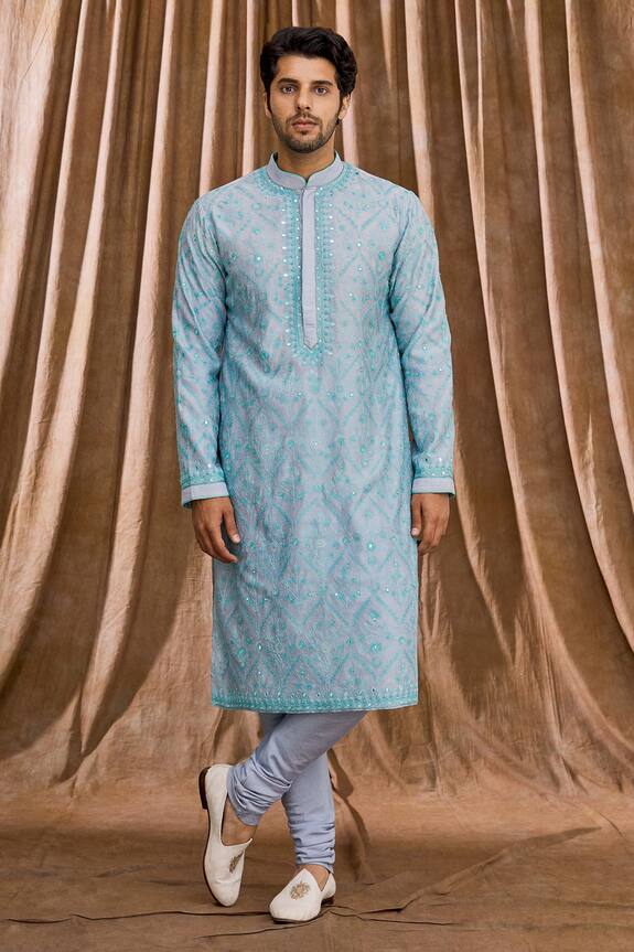 Rar Studio Aari Work Kurta & Pant Set