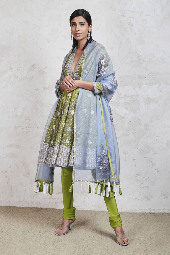 Sue Mue Embroidered Anarkali Set
