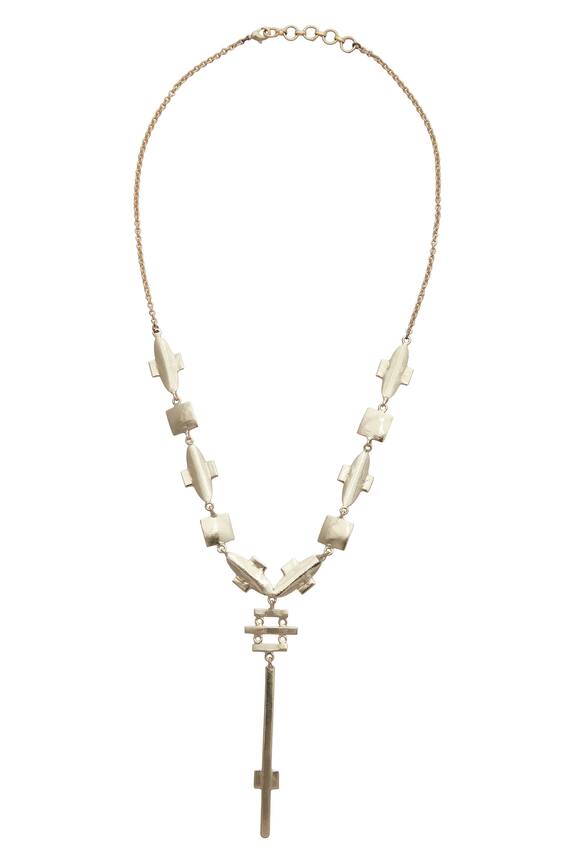 Masaya Jewellery Geometric pendant necklace
