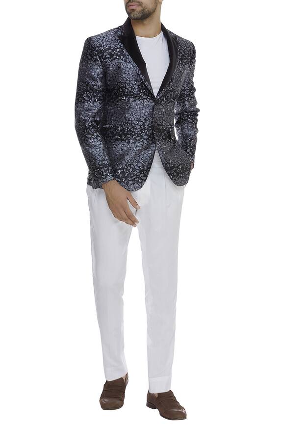 Vikram Bajaj Printed blazer jacket