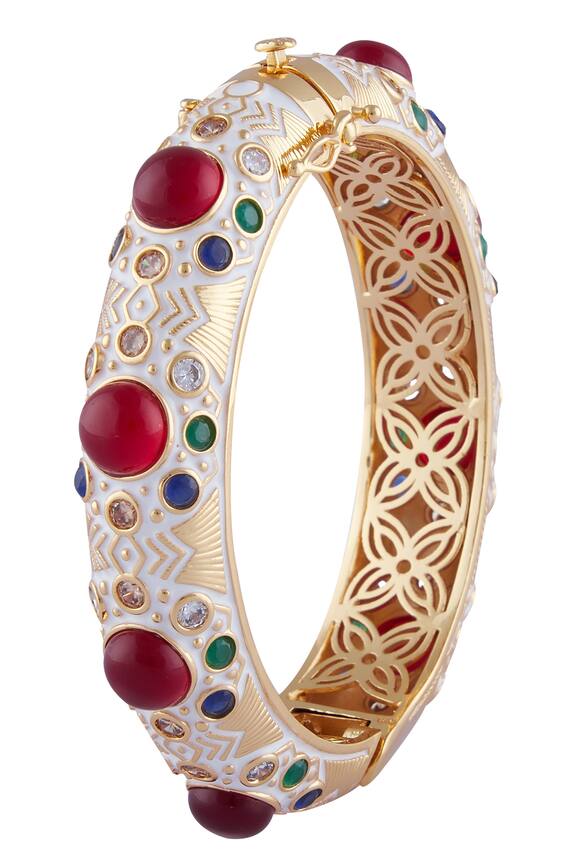 Hema Khasturi Stone studded kada