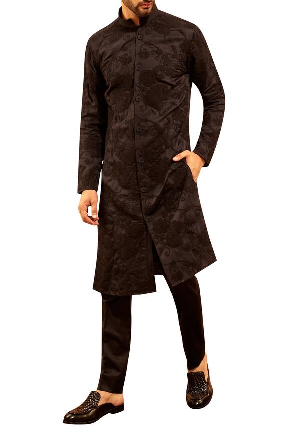 Amaare Floral Embroidered Kurta With Pants 