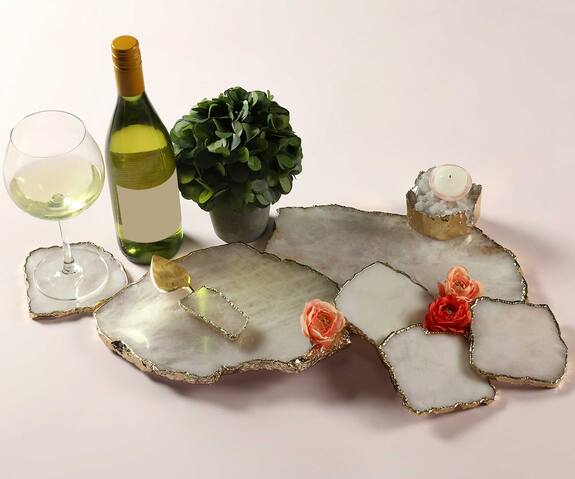 Pinch Of Pretty Stone Cheese Board