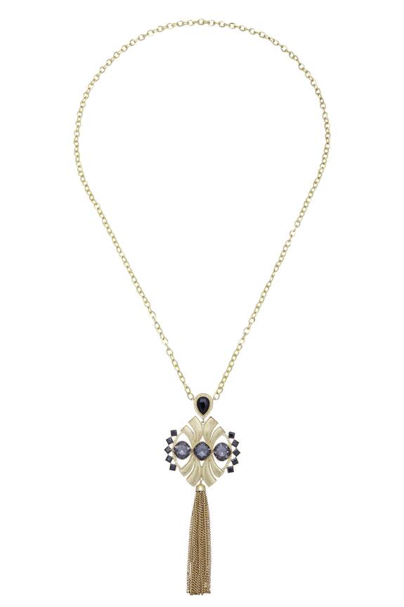 Masaya Jewellery Symmetric Tassel necklace