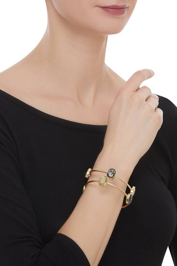 Masaya Jewellery Stone studded bangles