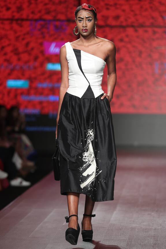 Nitin Bal Chauhan Edge Embroidered Skirt Set
