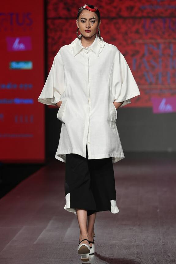 Nitin Bal Chauhan Edge Shirt dress with trouser