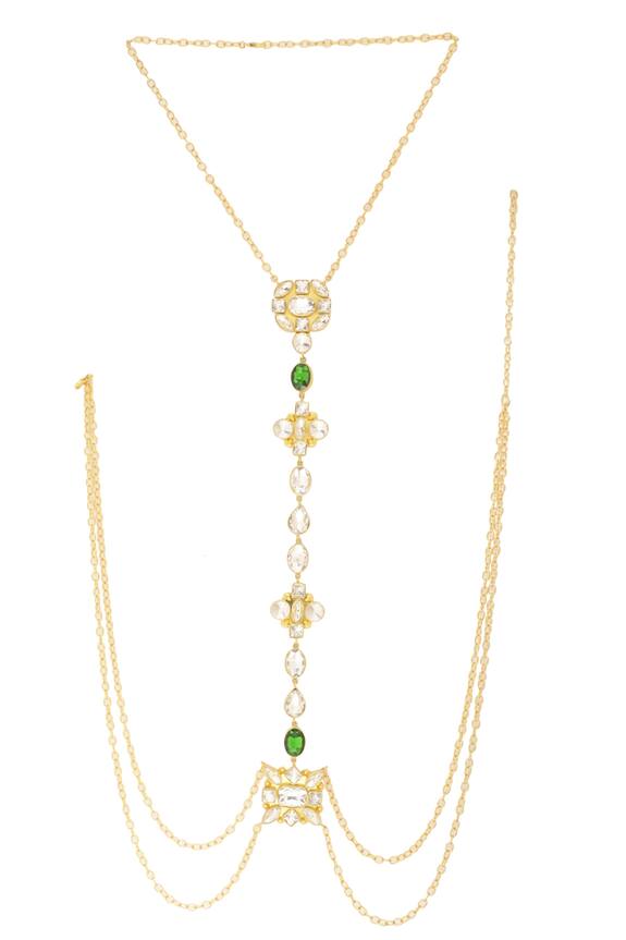 Astha Jagwani Crystal body chain