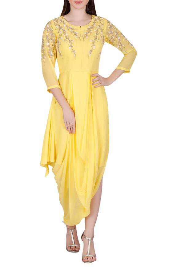 Julie by Julie Shah Cowl Draped Tunic 