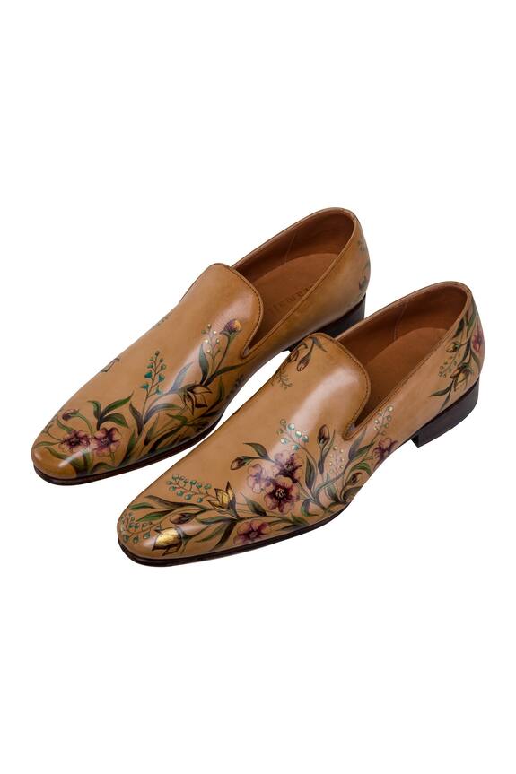 Toramally - Men Painted Loafer Shoes