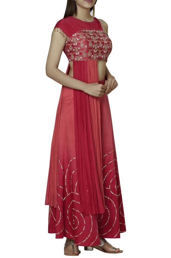 Show Shaa Embroidered Top with Palazzo