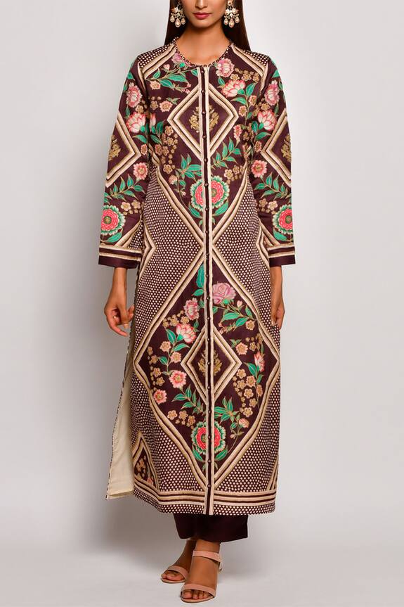 Swati Vijaivargie Printed Kurta  