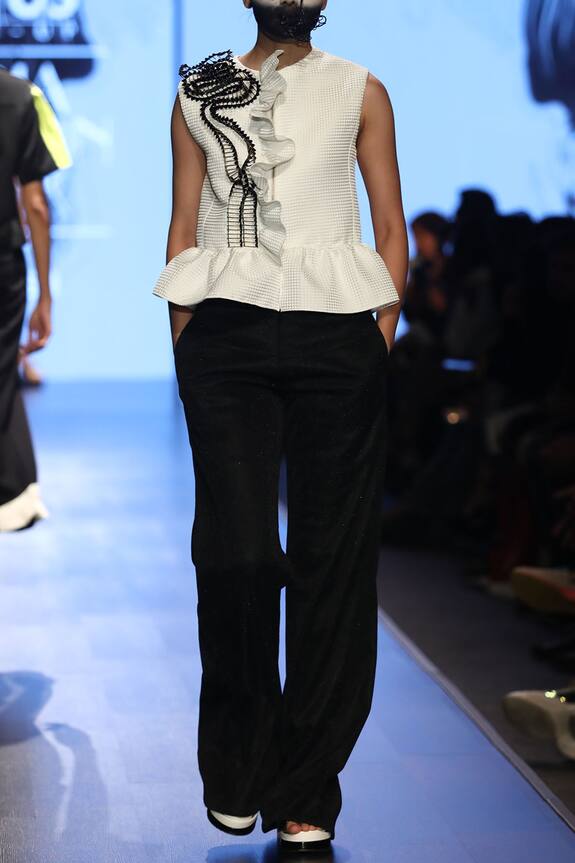 Nitin Bal Chauhan Edge Woven Jacquard Pant Set