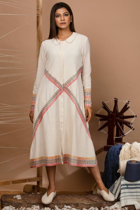 Purvi Doshi Button Down Shirt Dress