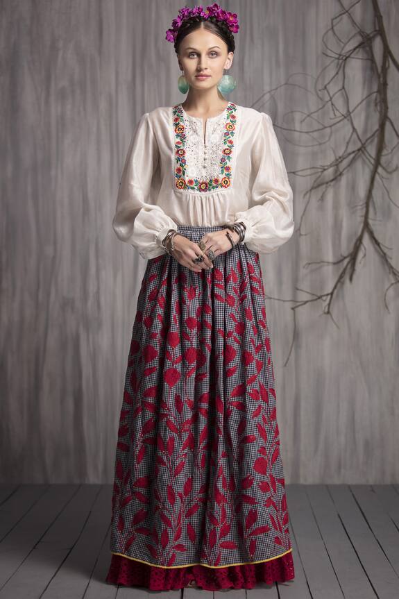 Payal Jain Embroidered Skirt