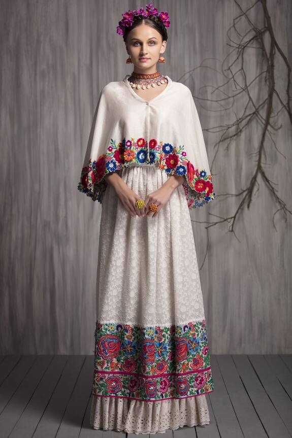 Payal Jain Embroidered Long Skirt