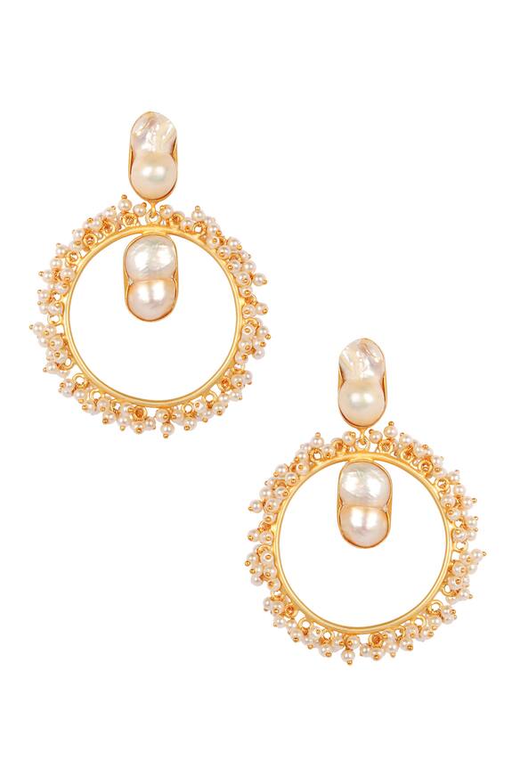 Lotus Sutra Isabella Bead Hoop Danglers