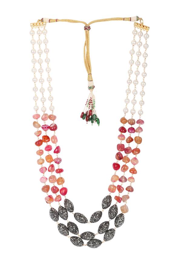 Lotus Sutra Layered Bead Necklace