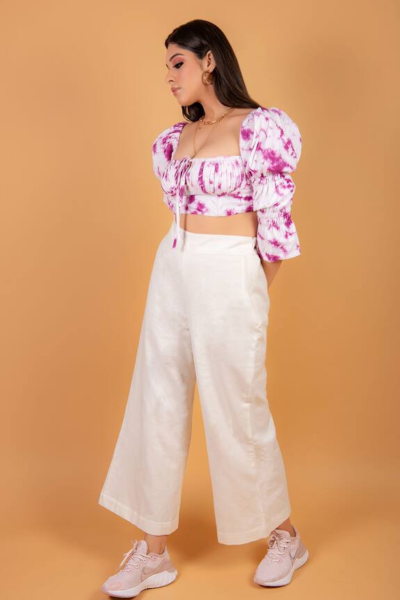 Priya Chaudhary Cotton High-Waist Pant