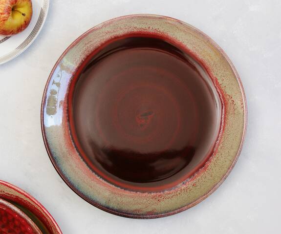 H2H Glazed Ceramic Plate