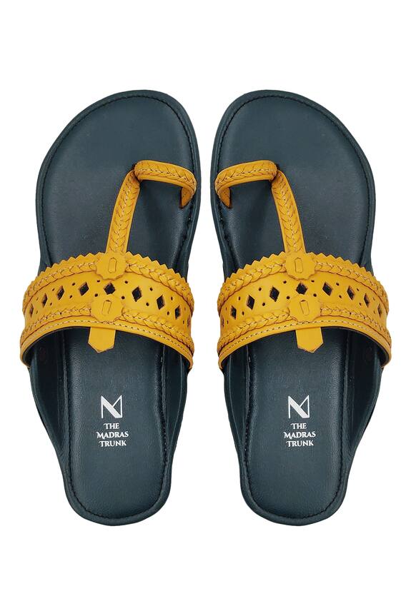 The Madras Trunk Cutwork Kolhapuri Flats