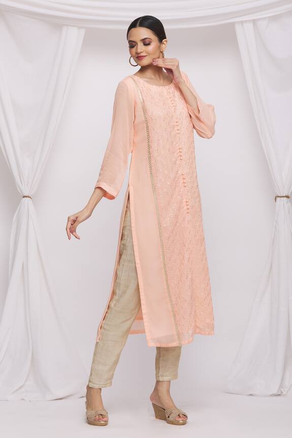 Nazaakat by Samara Singh Sequin Embroidered Kurta