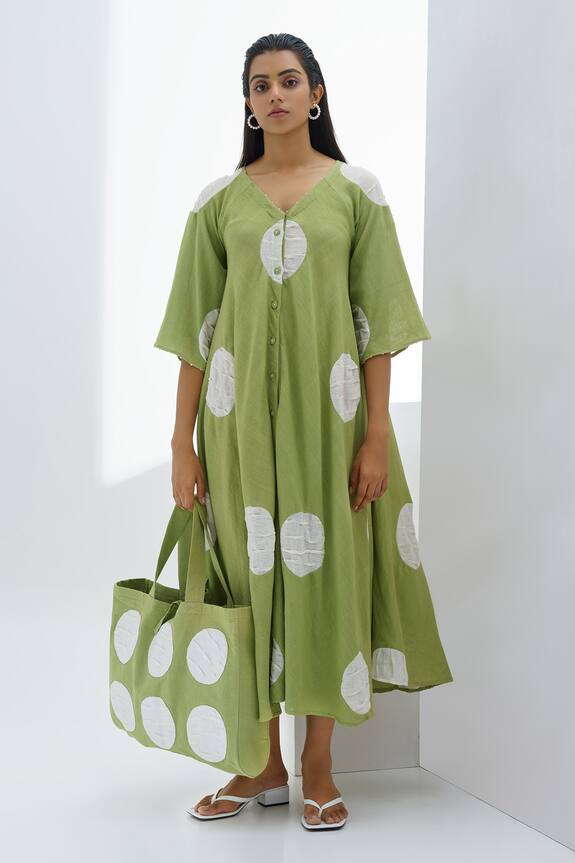 The Right Cut Lemonbay Handloom Cotton Dress